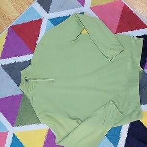 J Crew sweater, medium mens, green